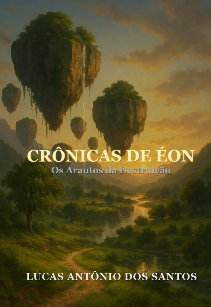 Capa do livro Crônicas de Éon: Os Arautos da Destruição